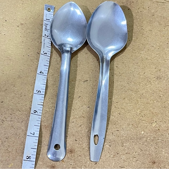 🔵Combo of 8 stainless steel Tea spoons & serving spoons. - Picture 8 of 11